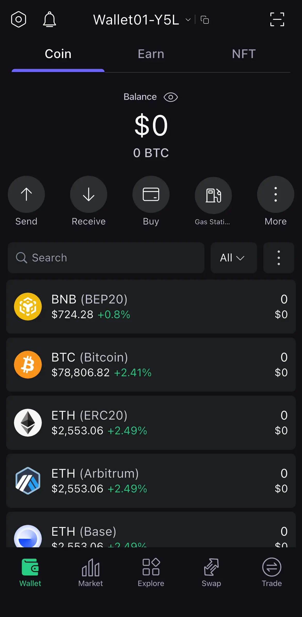 Open the SafePal app.