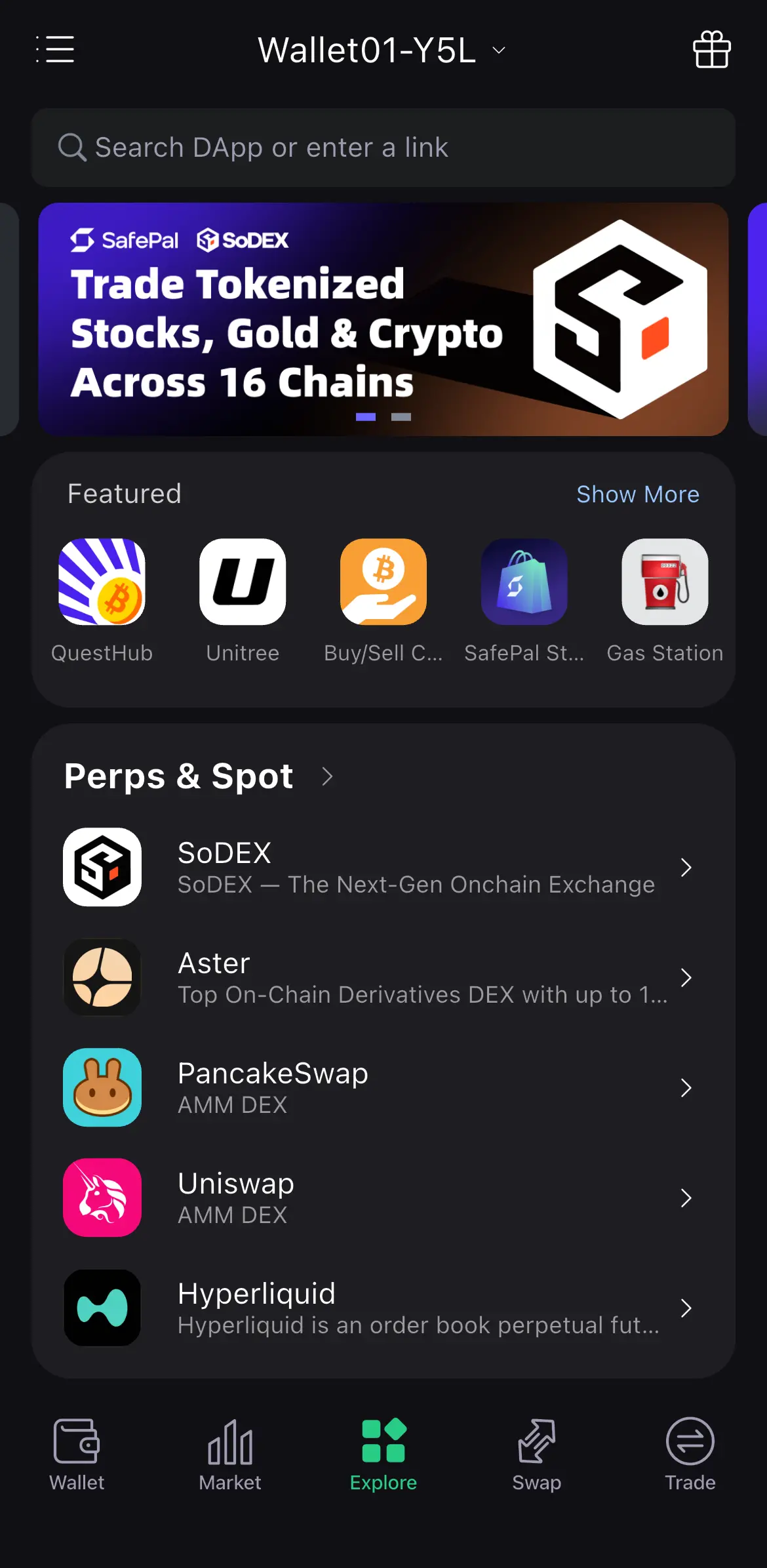 Go to Explore in the bottom menu.